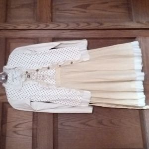 Mustard Pie Dress Two-piece Set